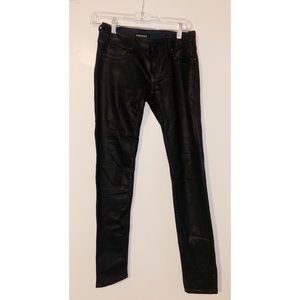 VIGOSS FAUX LEATHER JEANS